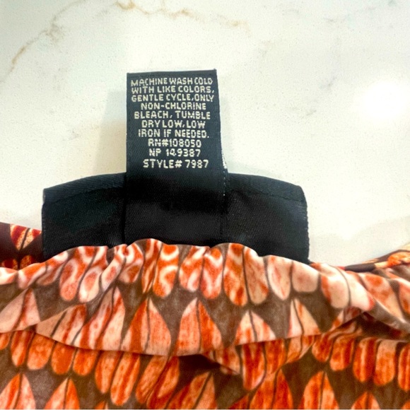 Lane Bryant 18/20 Sleeveless Boho Top with Layered Ruffle Front Metallic Accents - Picture 5 of 9